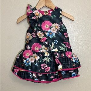 Tahari Baby Floral Sleeveless Dress